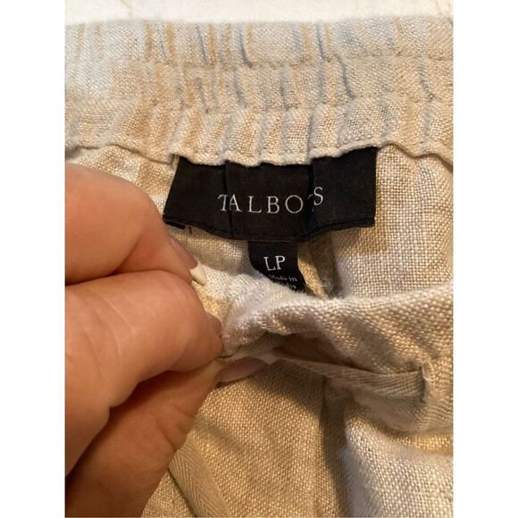 Talbots Haven Well Within 100% Linen Pants Sz LP Elastic Waist 90.00 ONLINE - Picture 5 of 9